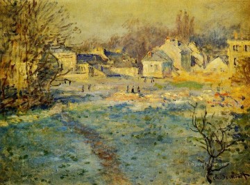  BLANC Pintura - Escarcha Blanca Claude Monet
